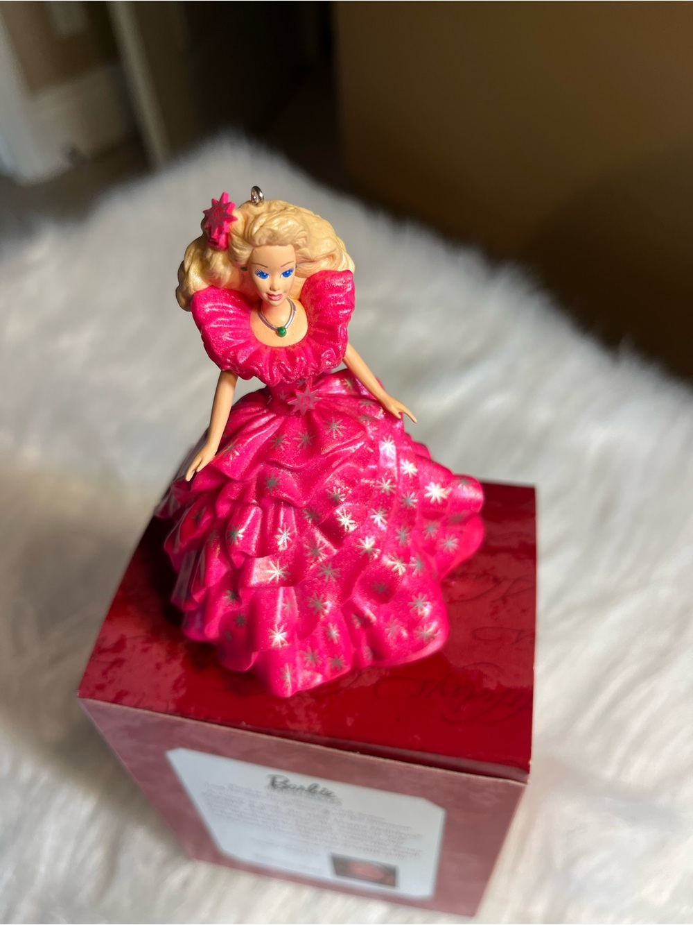 Hallmark 1998 Happy Holiday Barbie Ornament
